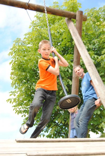 Camping Auf Kengert Larochette Luxembourg playground speeltuin