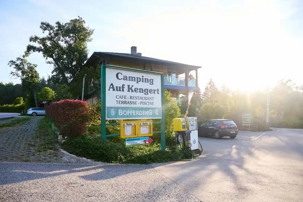 Camping Auf Kengert Larochette Luxembourg entree