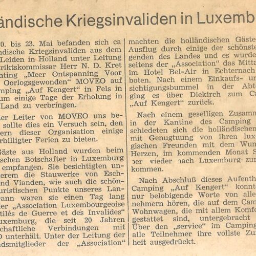 Camping Auf Kengert Larochette Luxembourg 50 Jahre Chronik